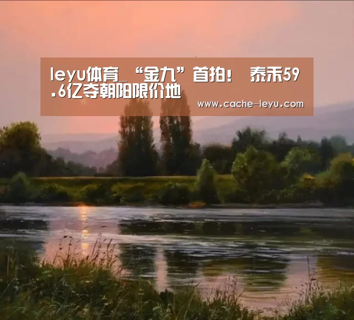leyu体育_“金九”首拍! 泰禾59.6亿夺朝阳限价地(图4) 乐鱼登录